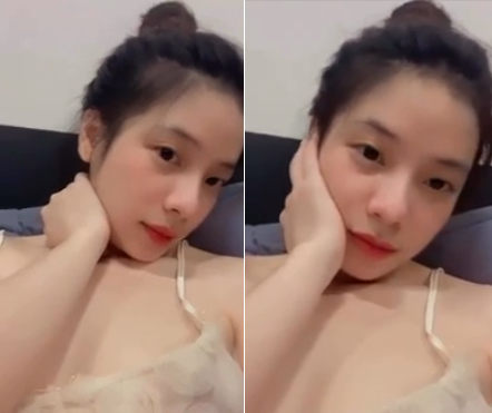 Tiktoker Tống Khánh Linh chịch cùng bạn trai cu to - VIET69