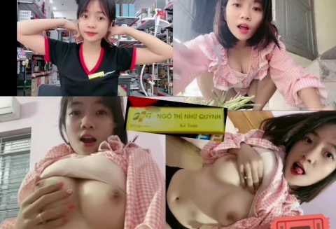[không che] Cliphot VN Ngô Thị Như Quỳnh nhân viên thế giới di động